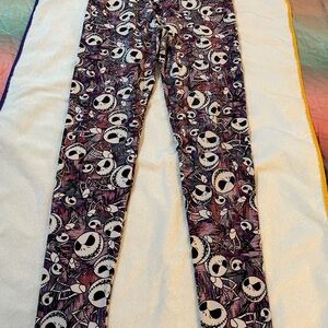 Lularoe Disney Jack Skellington Leggings
